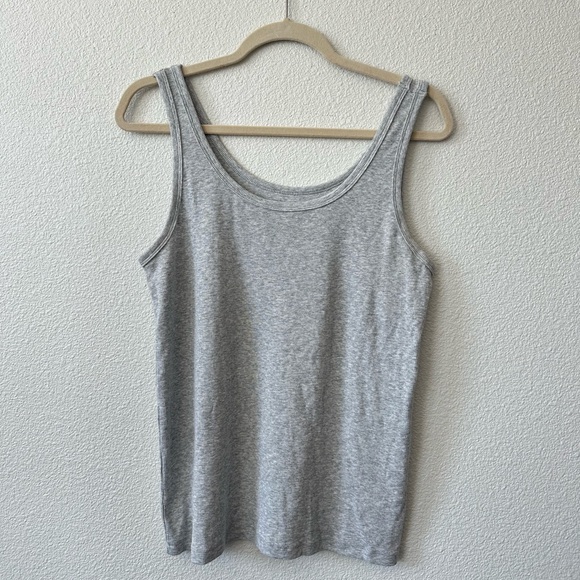Aerie Ribbed Tank - Gray - Picture 1 of 2